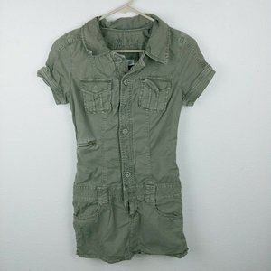 Guess Jeans Utility dress Sz S/P NWOT